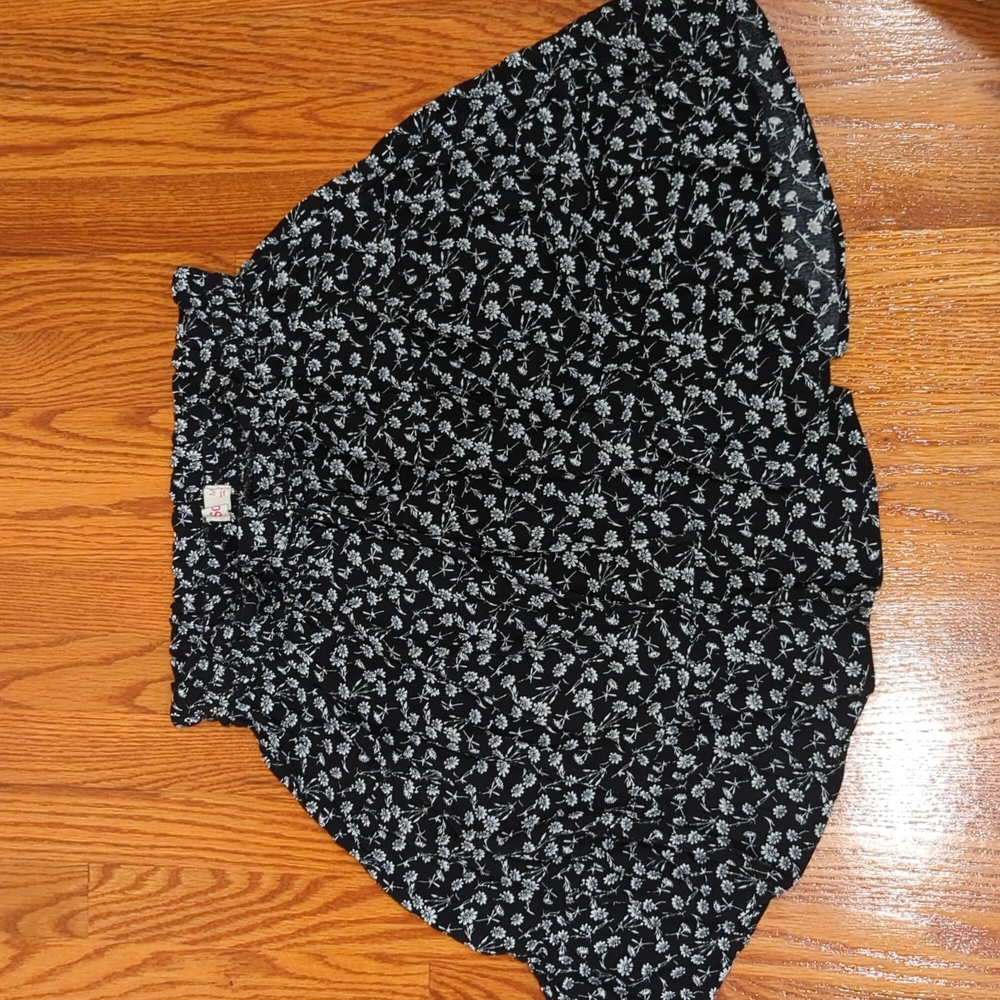 Flower drawstring circle skirt size medium